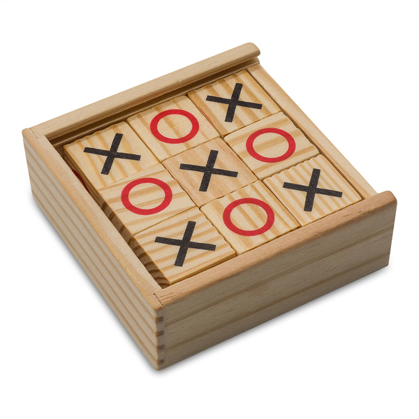 Gra kółko i krzyżyk Duel – Beżowy